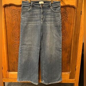 LOFT Blue Flare & Wide Leg Jeans